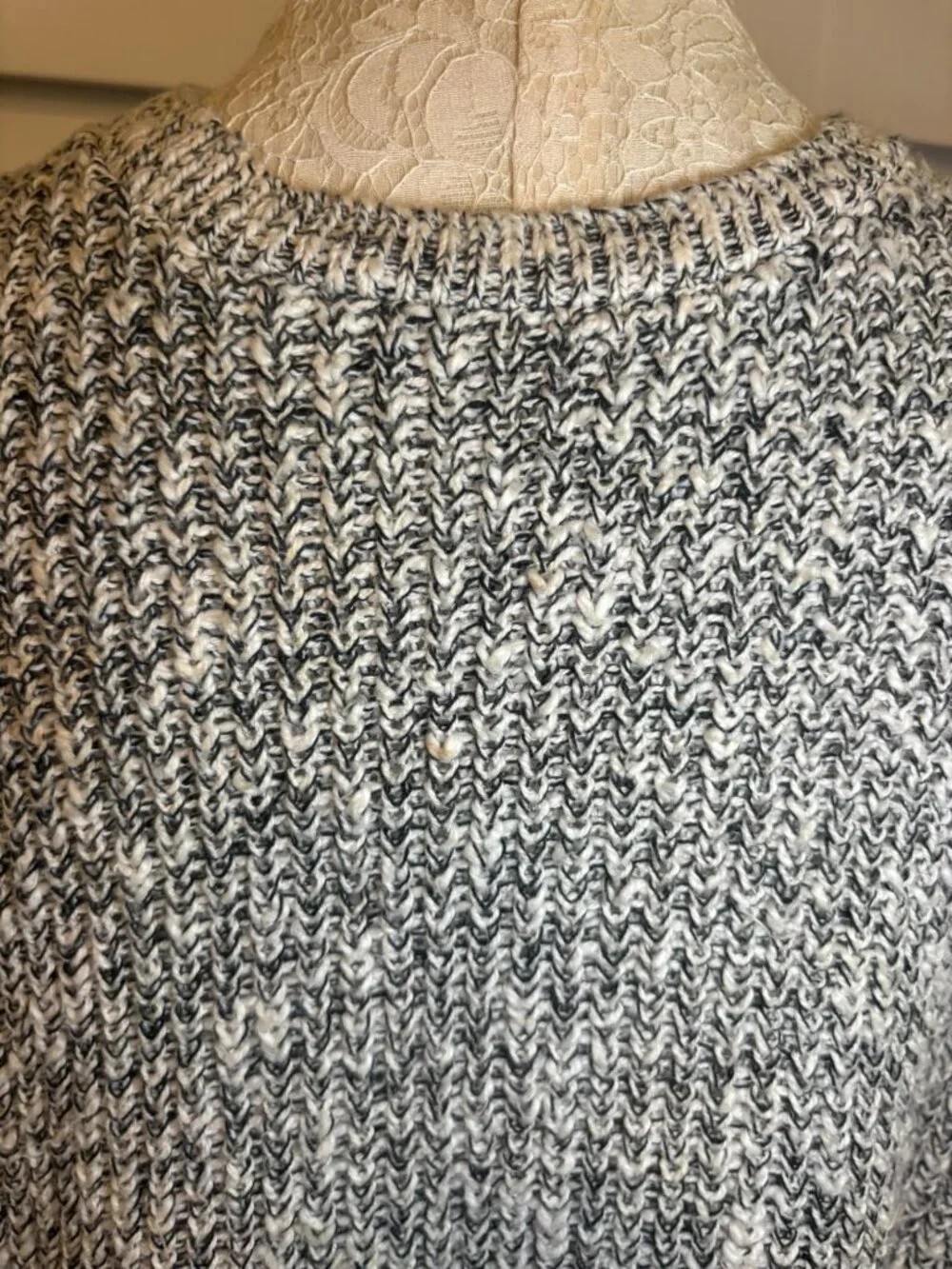 Vintage 90s ALPS Merrimac Valley Men's Marled Knit Crewneck Ski Sweater L USA